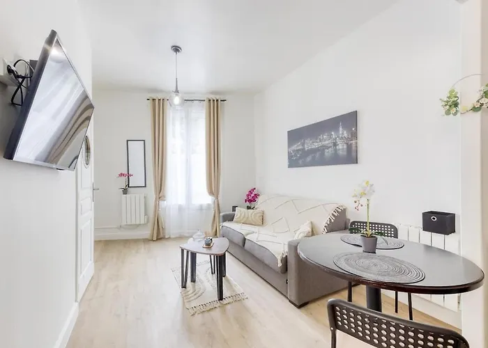 아파트 Fully-equipped Paris Disneyland Rer E Rer A 르페뢰쉬르마른